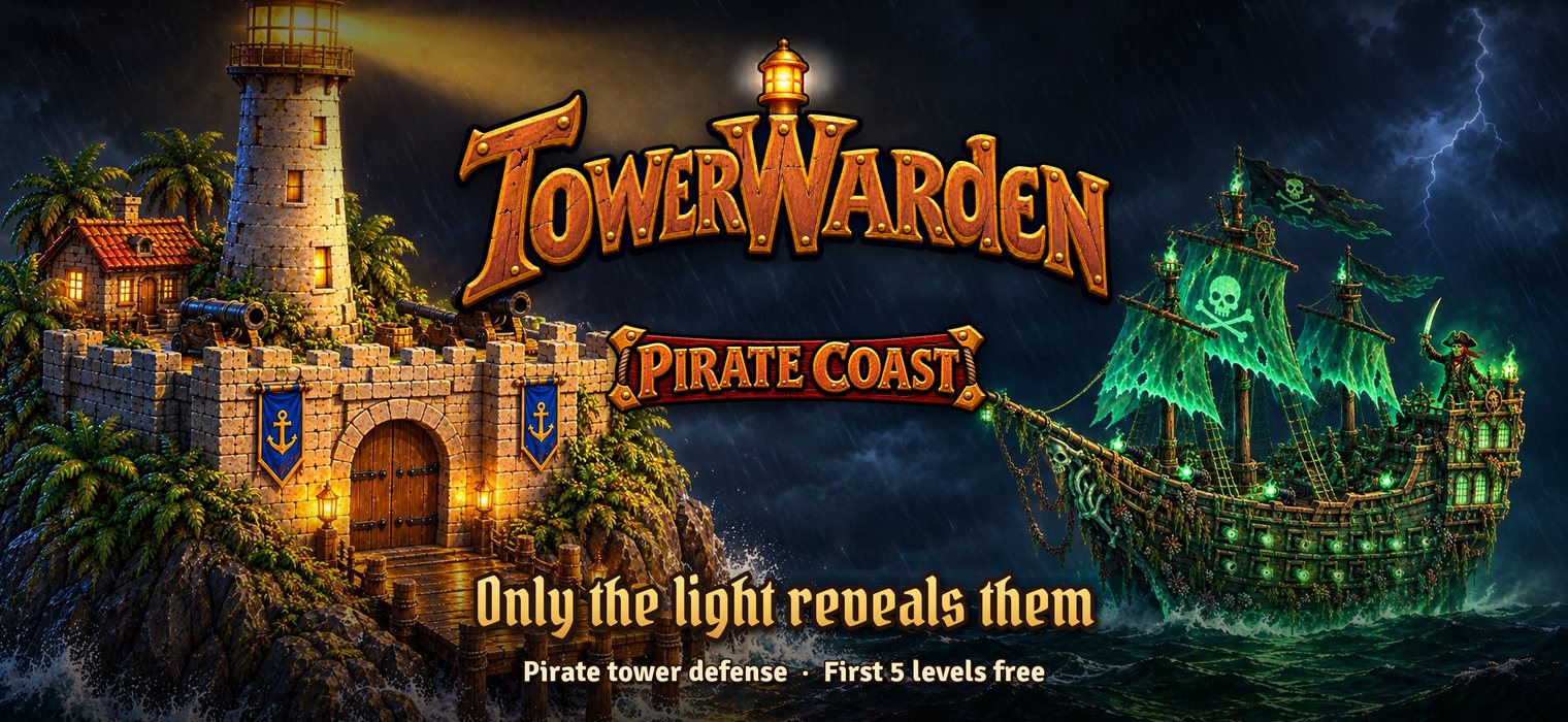 Store artwork: TowerWarden: Pirate Coast